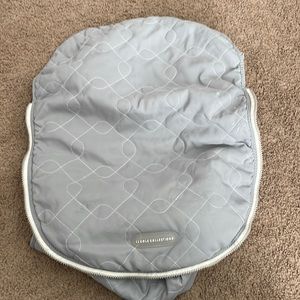 JJ Cole car seat cover in gray